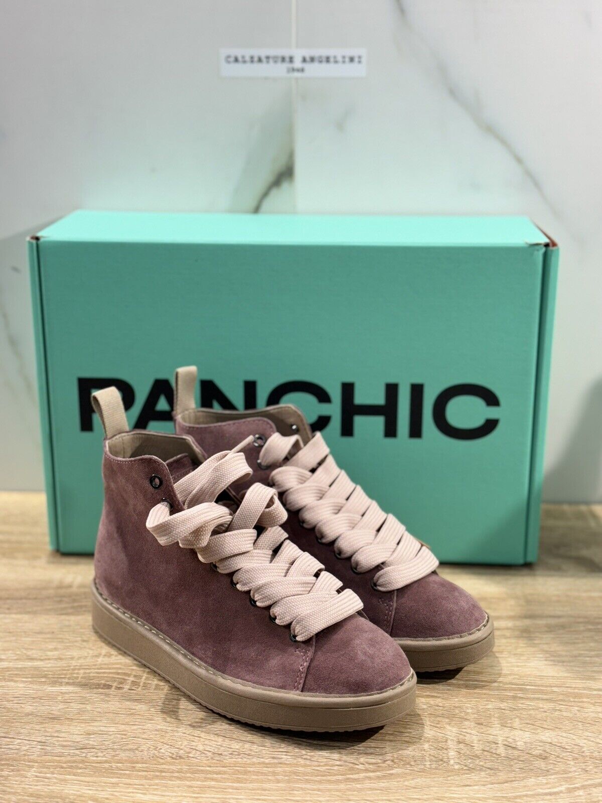 Panchic P01 Ankle Boot Donna  Suede Pink  Causal Boot Men Panchic 37