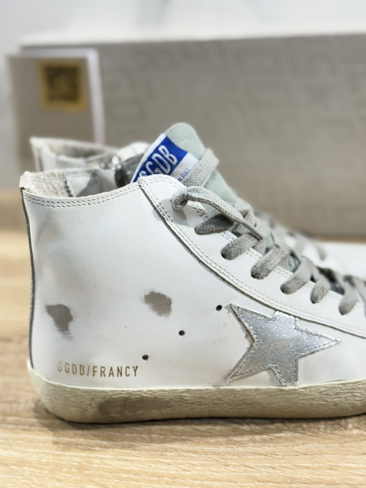 Golden Goose Sneaker Donna Francy Pelle Bianca     Luxury Woman Golden Goose 41