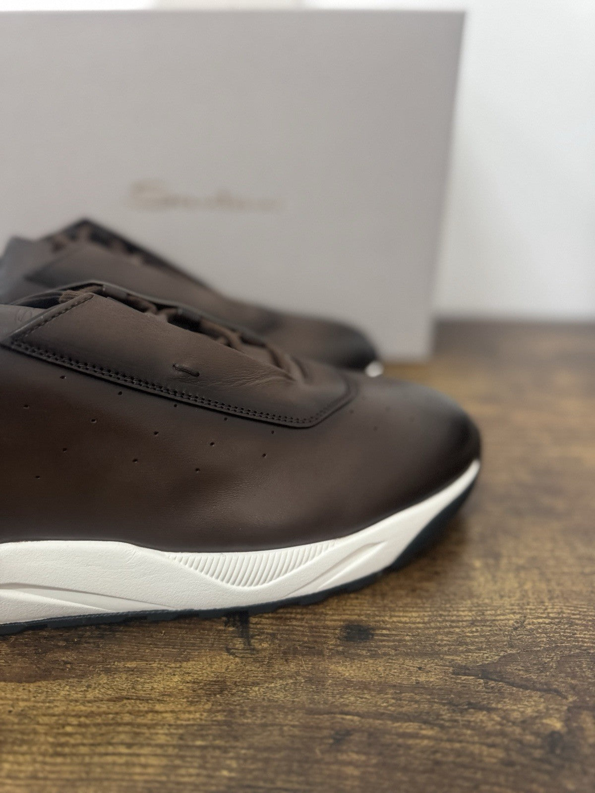 Santoni Innova Sneaker Pelle  Soft    Casual Luxury Santoni Scarpa Uomo 45