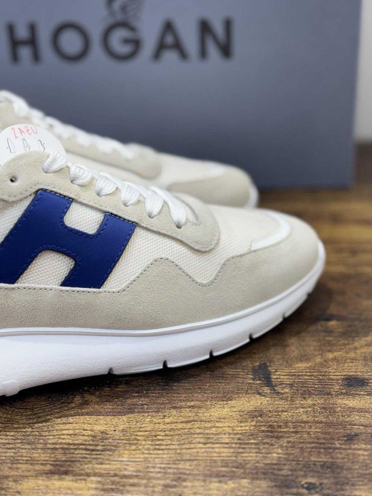 Hogan Interactive 3 Pelle Suede Ghiaccio Casual Hogan Uomo 39.5