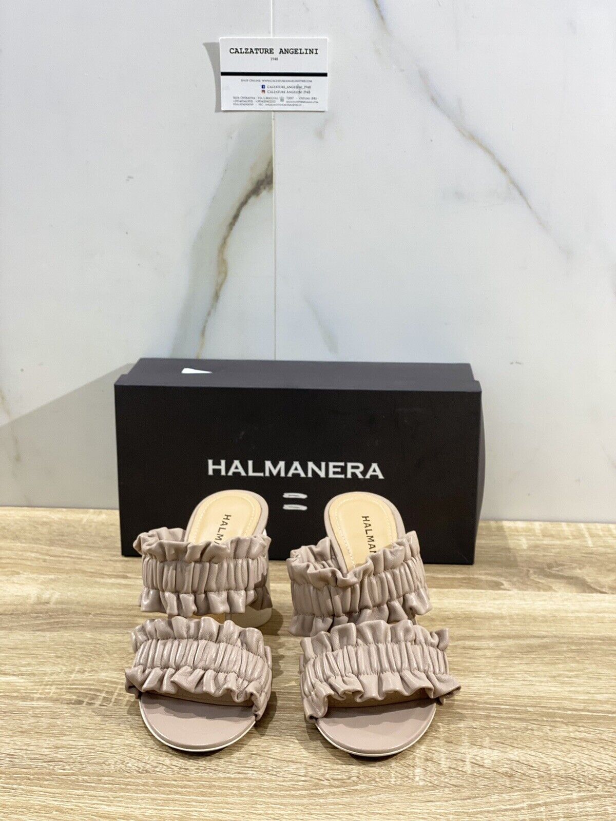 Halmanera Sandalo donna in pelle Naturale Brigitte 35  luxury sandal 41