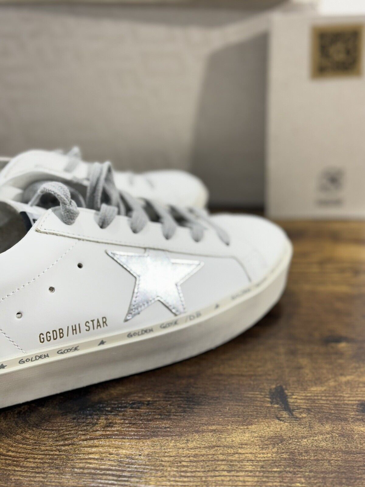 Golden Goose Sneaker Donna Hi Star  White    Pelle Luxury Woman Golden Goose 39