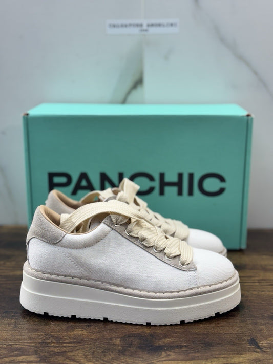 Panchic Sneaker Pelle  Donna Linen Beige    Casual Panchic 41