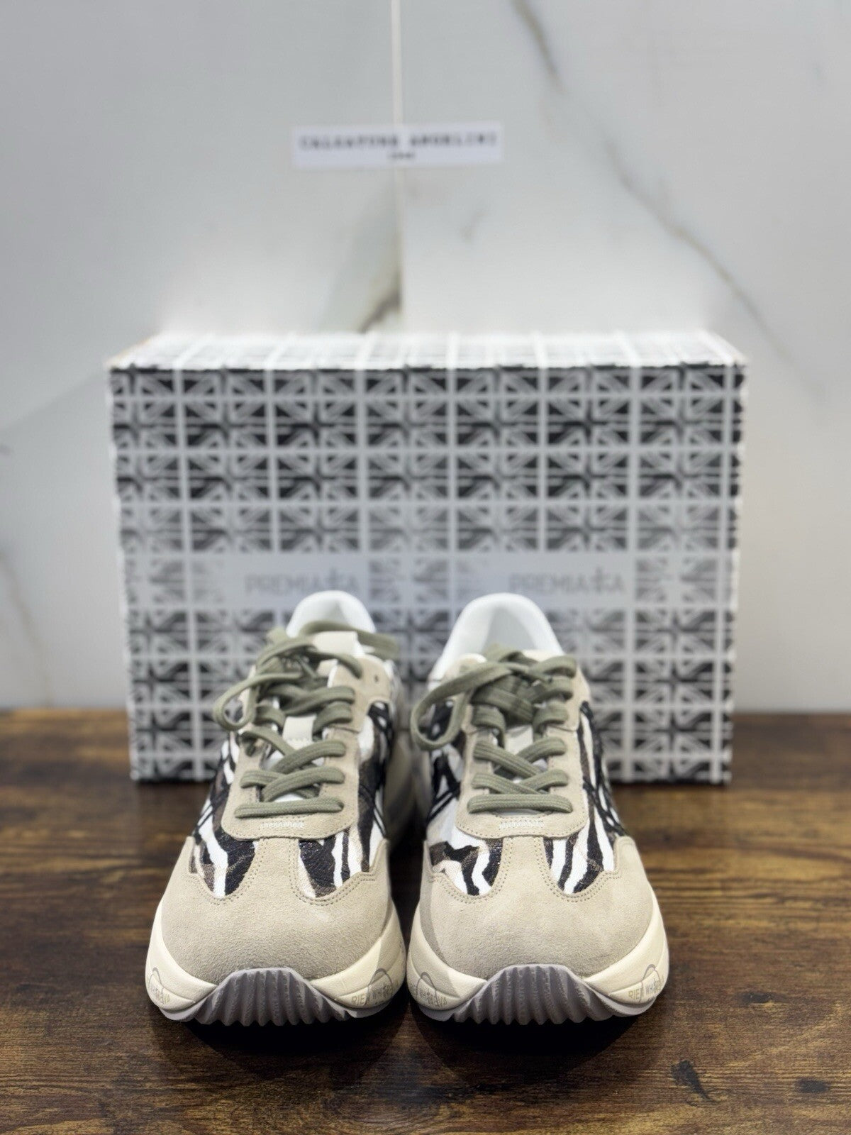 Premiata Sneaker Donna Cassie Grey  Zebra  Premiata Donna Woman Sneaker 40