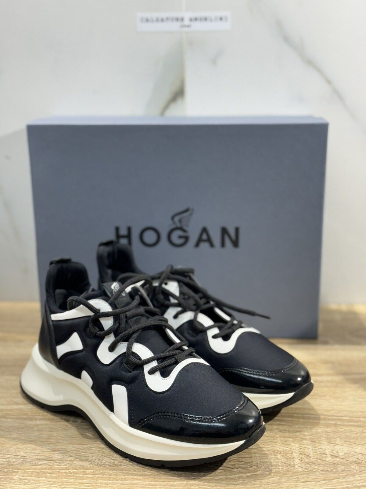 Hogan H585  Sneaker Donna Nera Casual Woman Hogan Shoes 39