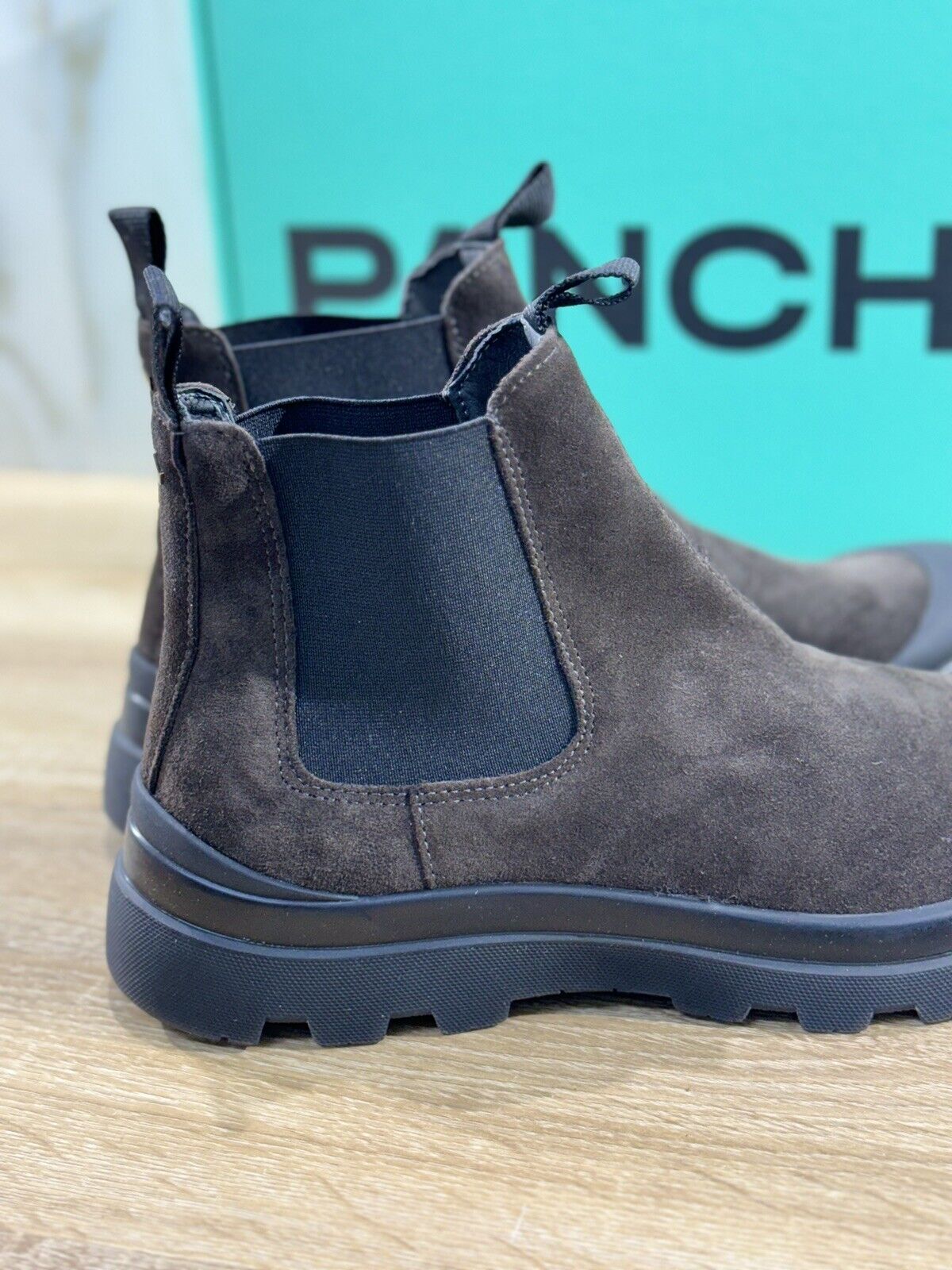 Panchic Beatle Boot Uomo Suede Marrone Causal Boot Men Panchic 41