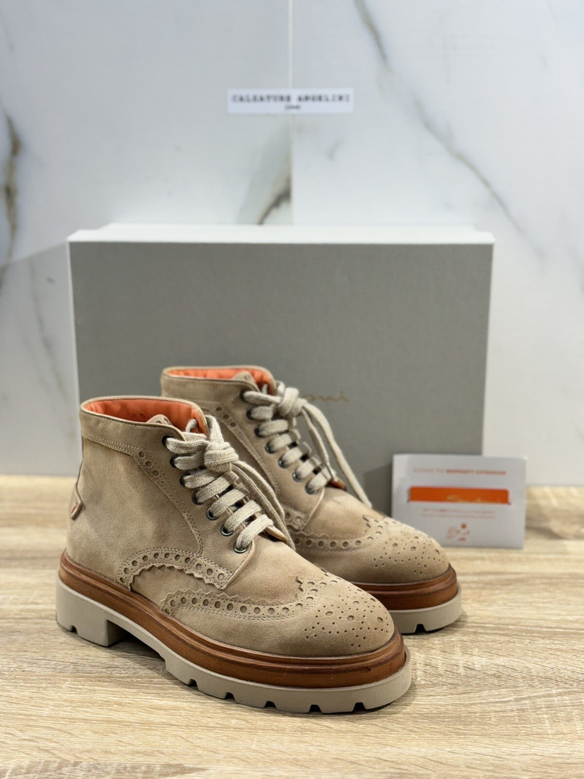 Santoni Polacchino   Uomo Extra light Luxury Men Santoni Men Boot Sabbia 40.5