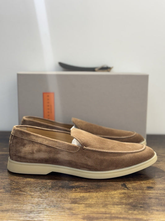 Henderson Baracco Mocassino Summer Walk  Pelle Suede Casual Uomo 45