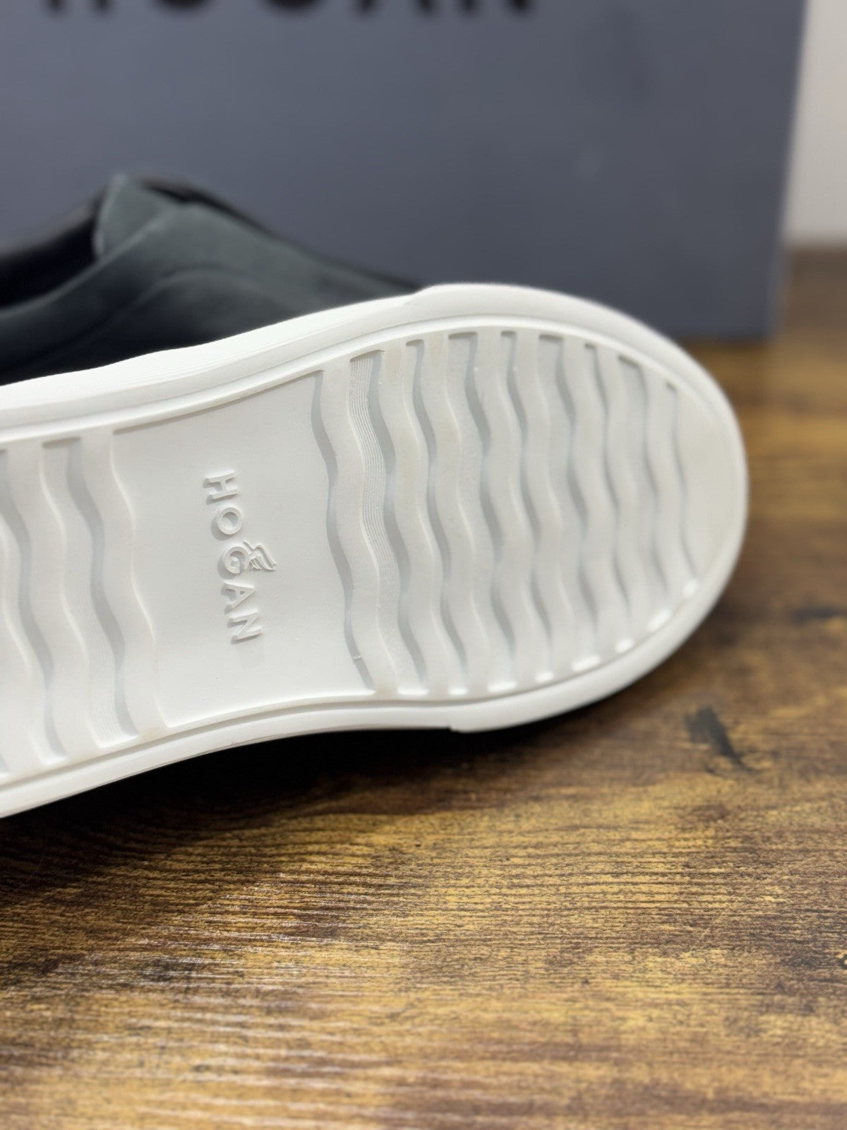 Hogan H365 Sneaker  Slip On Pelle Blu Casual Hogan   Uomo 39