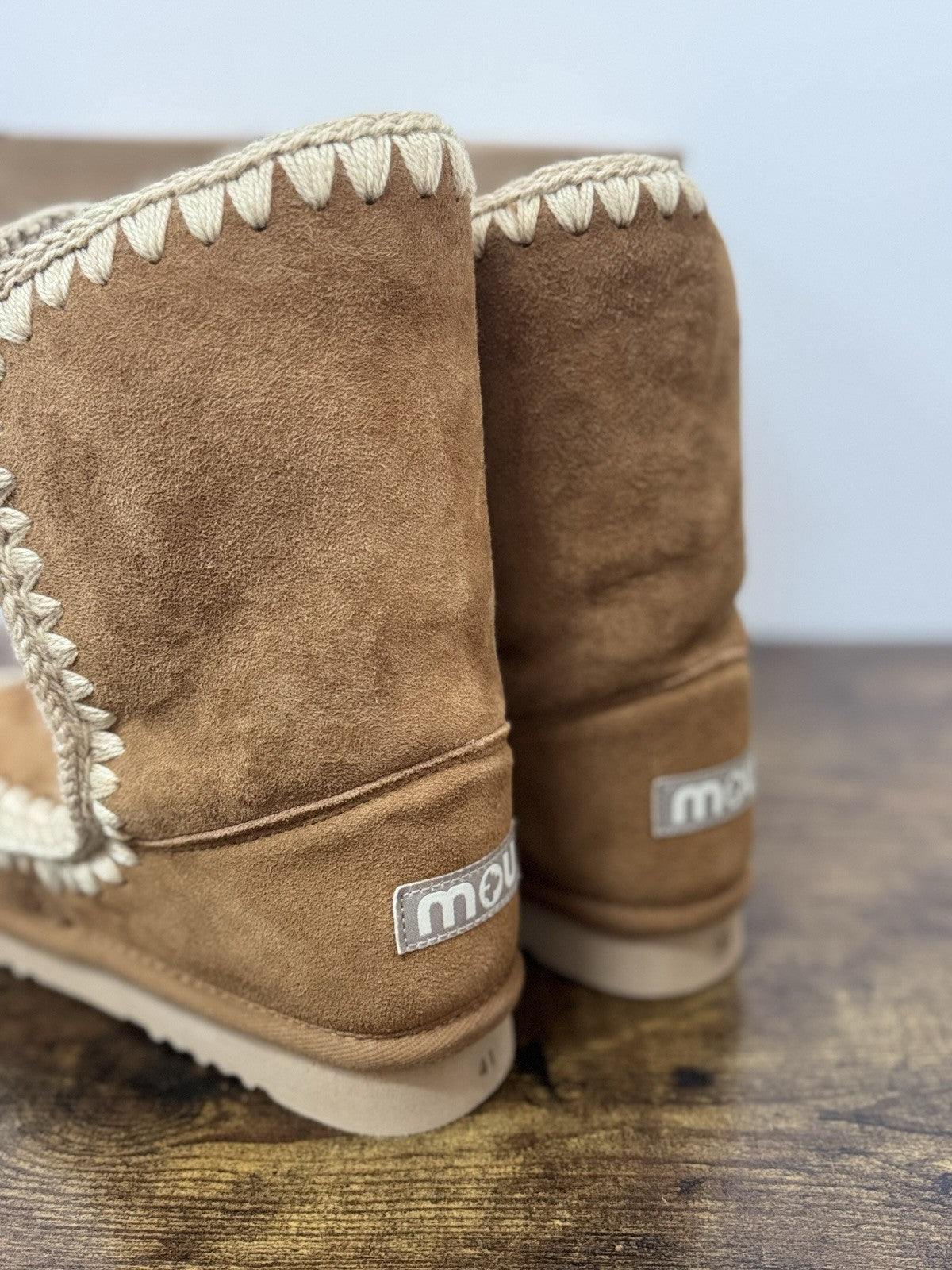 Mou Eskimo 24  Suede Cognac Casual Mou Boot Donna 41