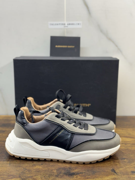 Alexander Smith Sneaker Eco Dover  Pelle Black Uomo 42