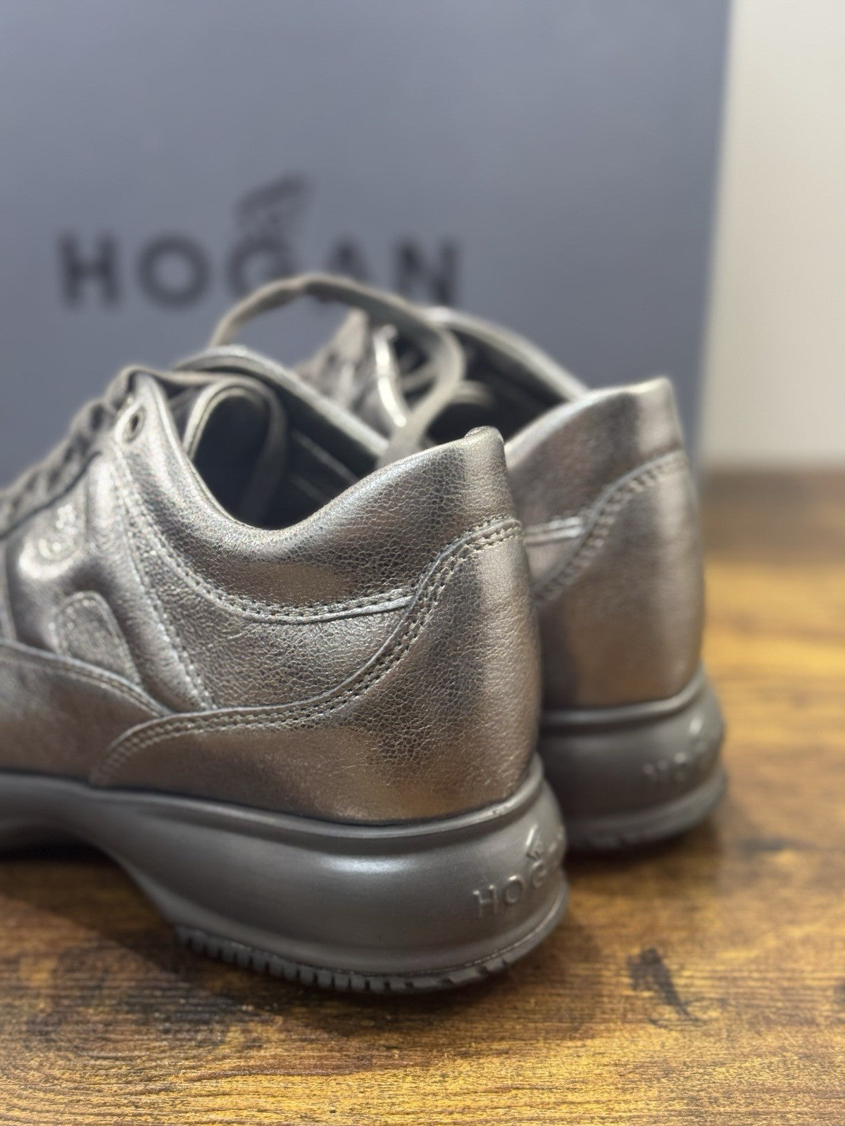 Hogan Interactive Pelle Argento Scuro   Casual Hogan Donna 38