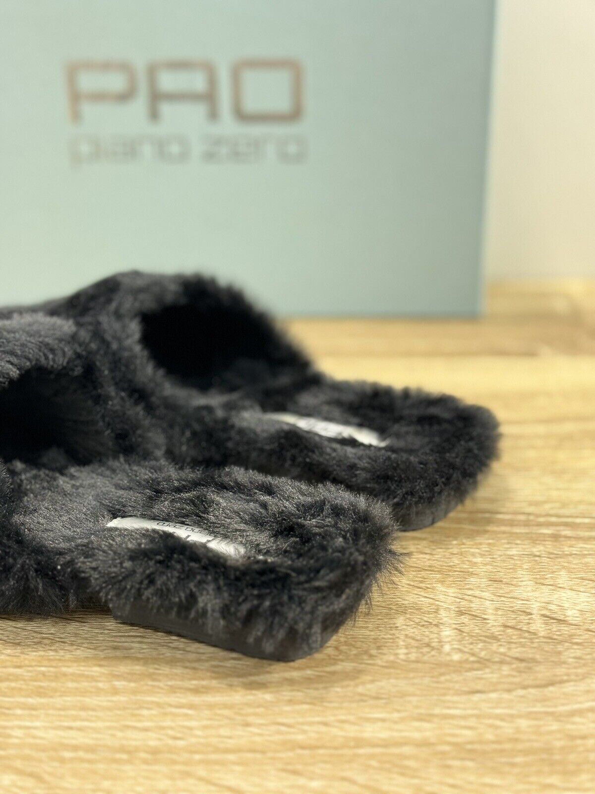 Piano Zero Slipper Donna In Eco Fur Luxury Casual Donna 37