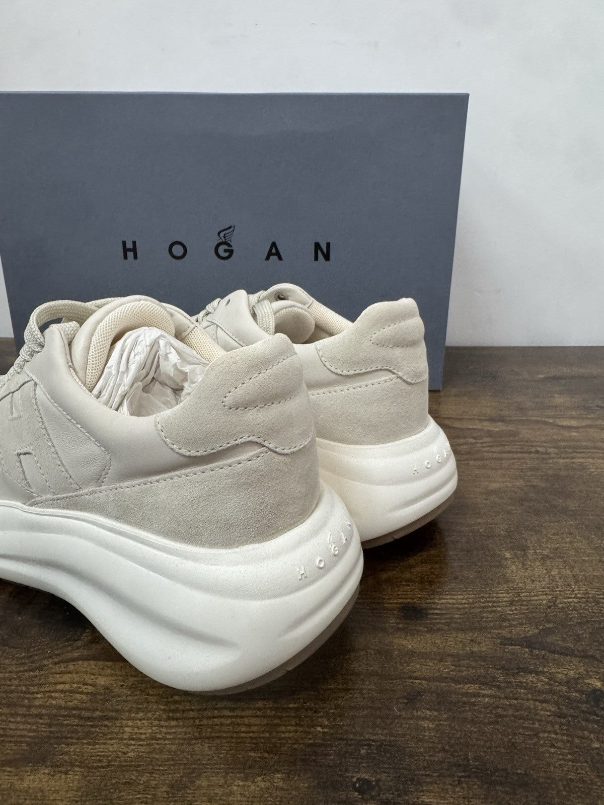 Hogan H696 Sneaker Casual Suede Yougurt  Donna 36.5