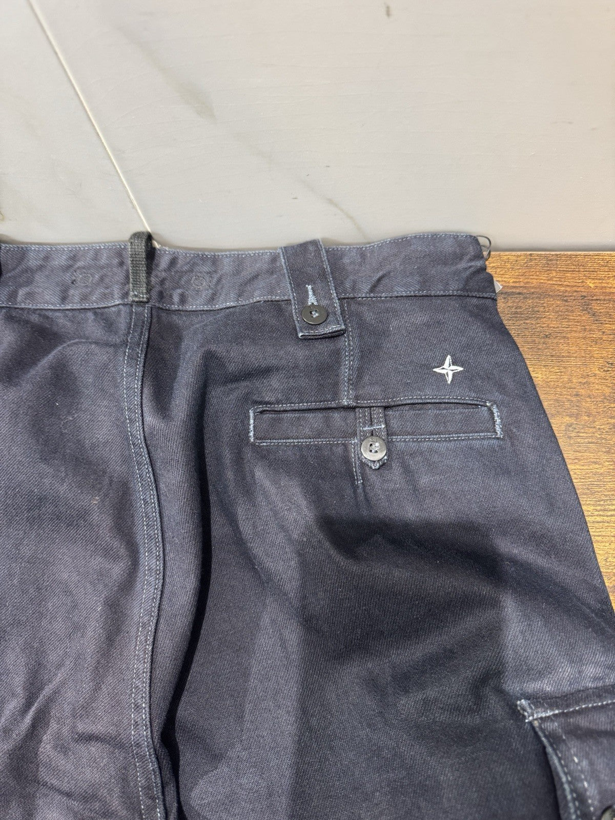 Stone Island Pantalone Cargo Denim Tasconi Limited Stone Island Uomo 46
