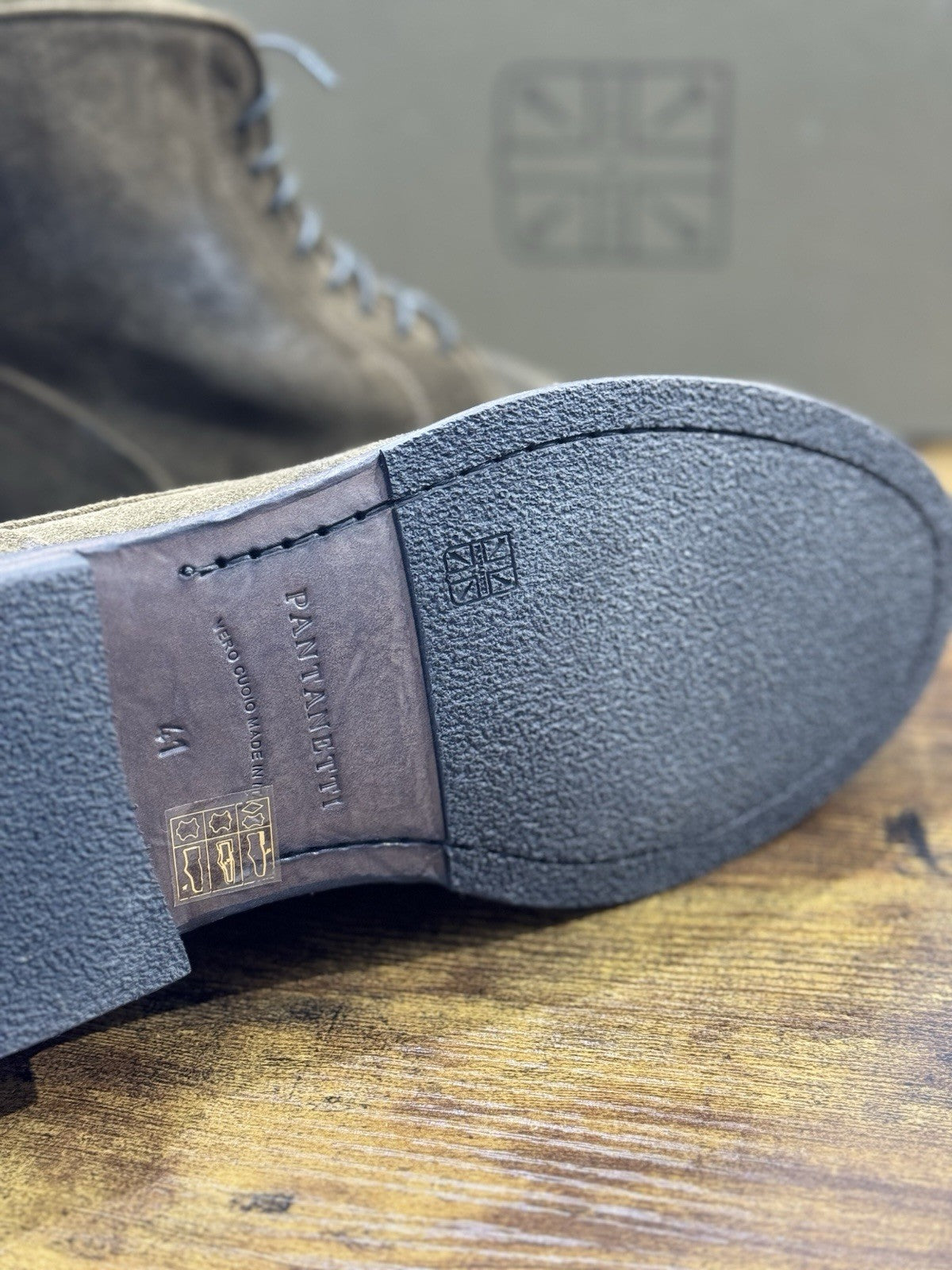 Pantanetti Polacco    Uomo Pelle Suede  Casual Luxury Men Shoe 41