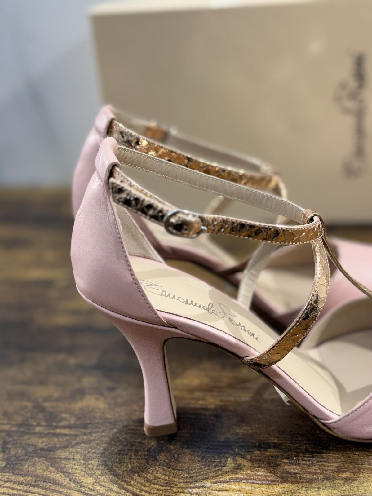 Emanuela Passeri Sandalo  Pelle Cipria   Casual Scarpa Donna 37.5
