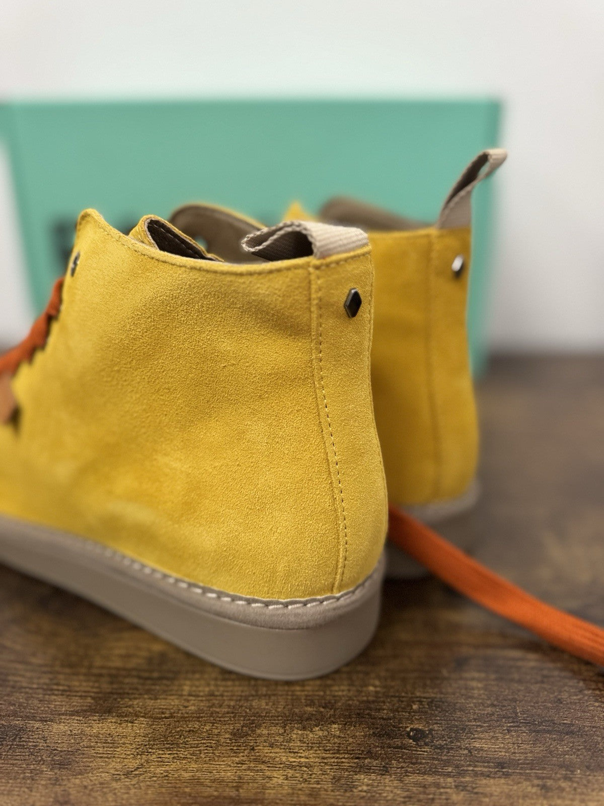 Panchic Ankle Boot Suede Citron  Casual Boot Uomo 44