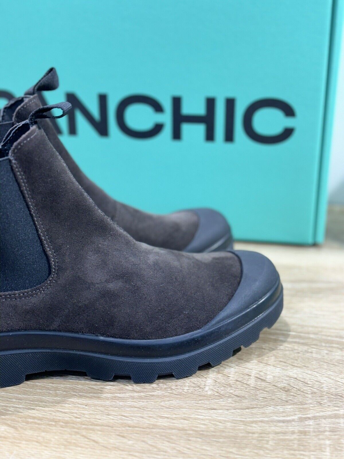 Panchic Beatle Boot Uomo Suede Marrone Causal Boot Men Panchic 41