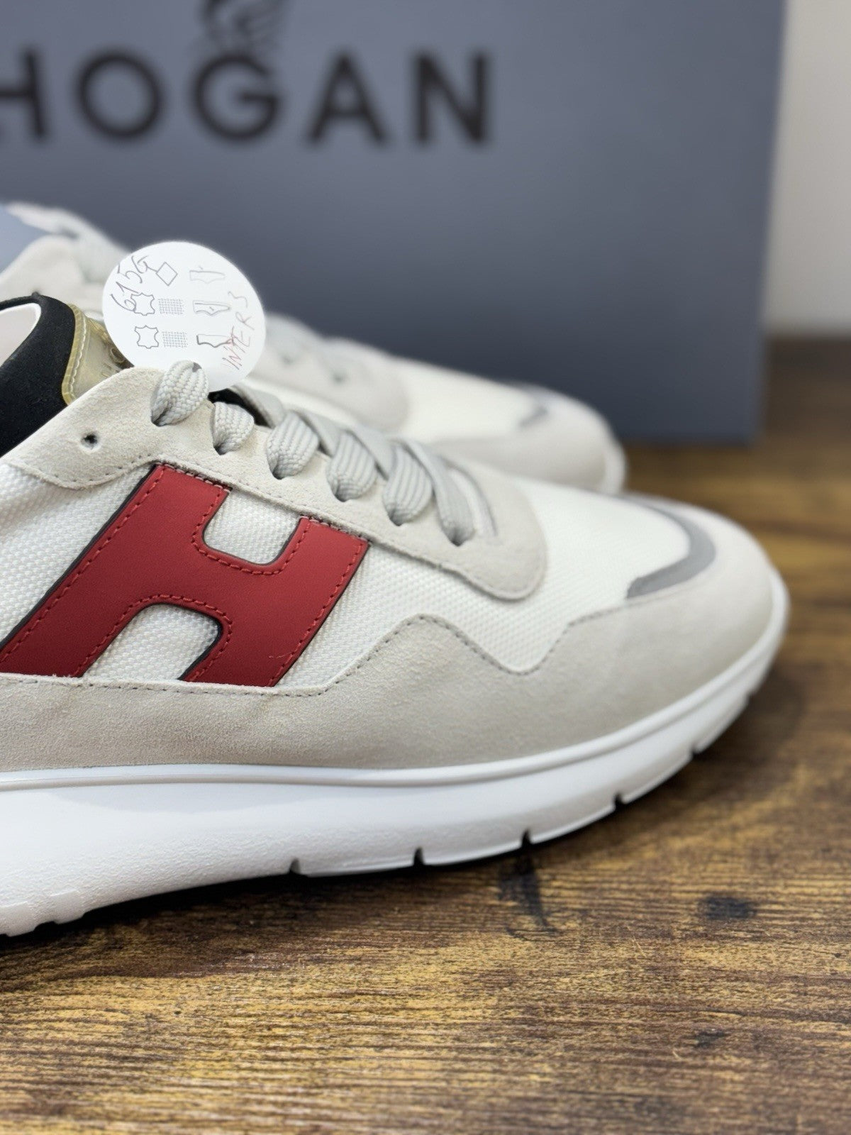 Hogan Interactive 3 Pelle Suede Ghiaccio Casual Hogan Uomo 42