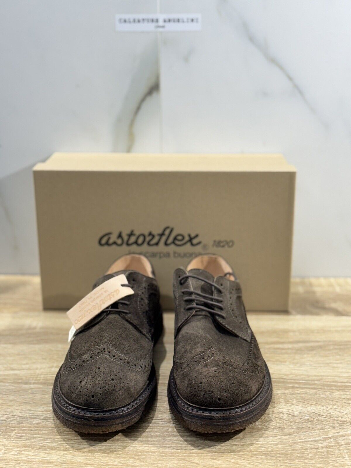 Astorflex Scarpa Uomo Rondiflex Suede Chestnut Casual Uomo 41