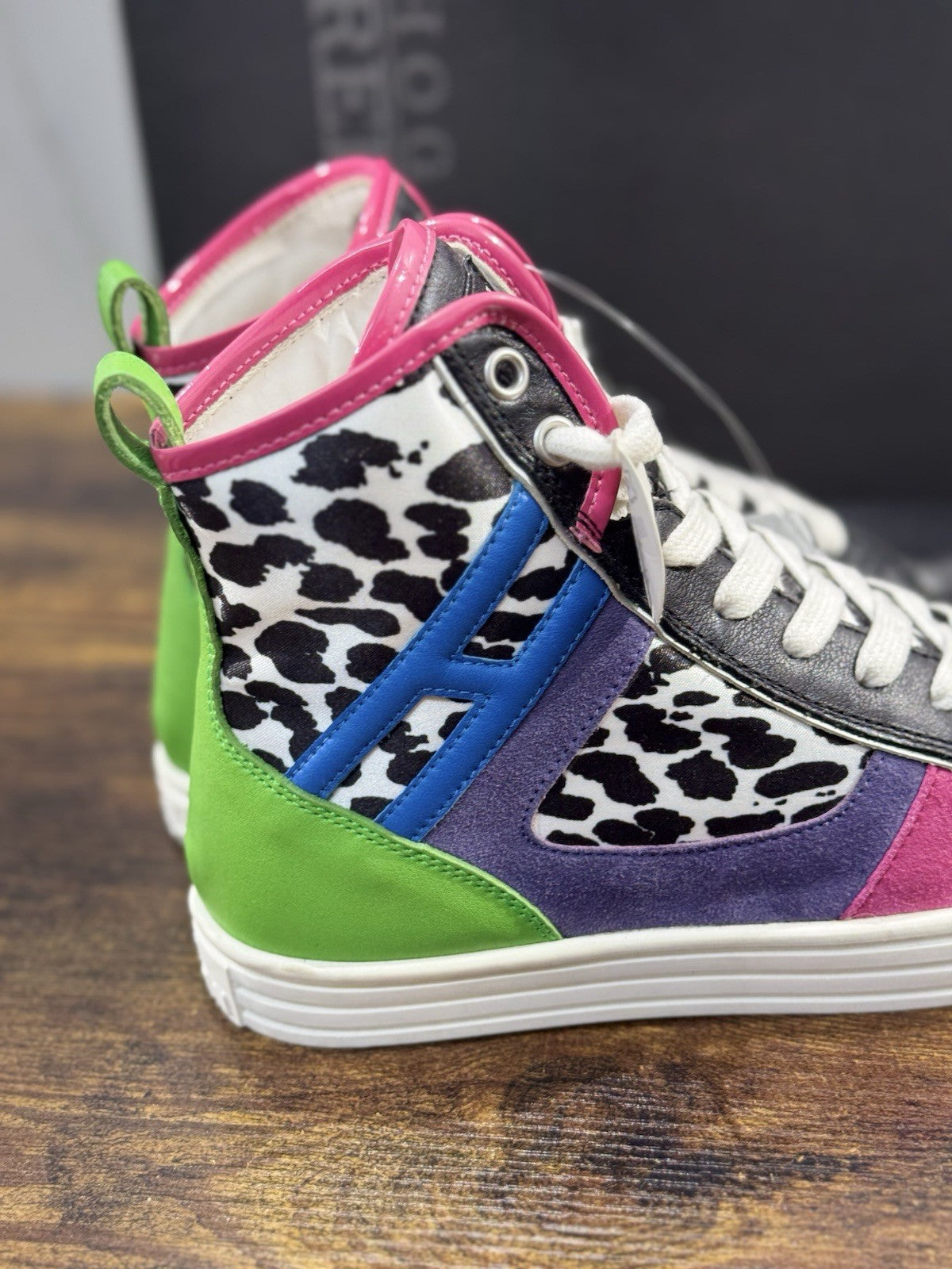 Hogan Rebel Sneaker Bianco Multicolor  Casual Hogan Donna 35