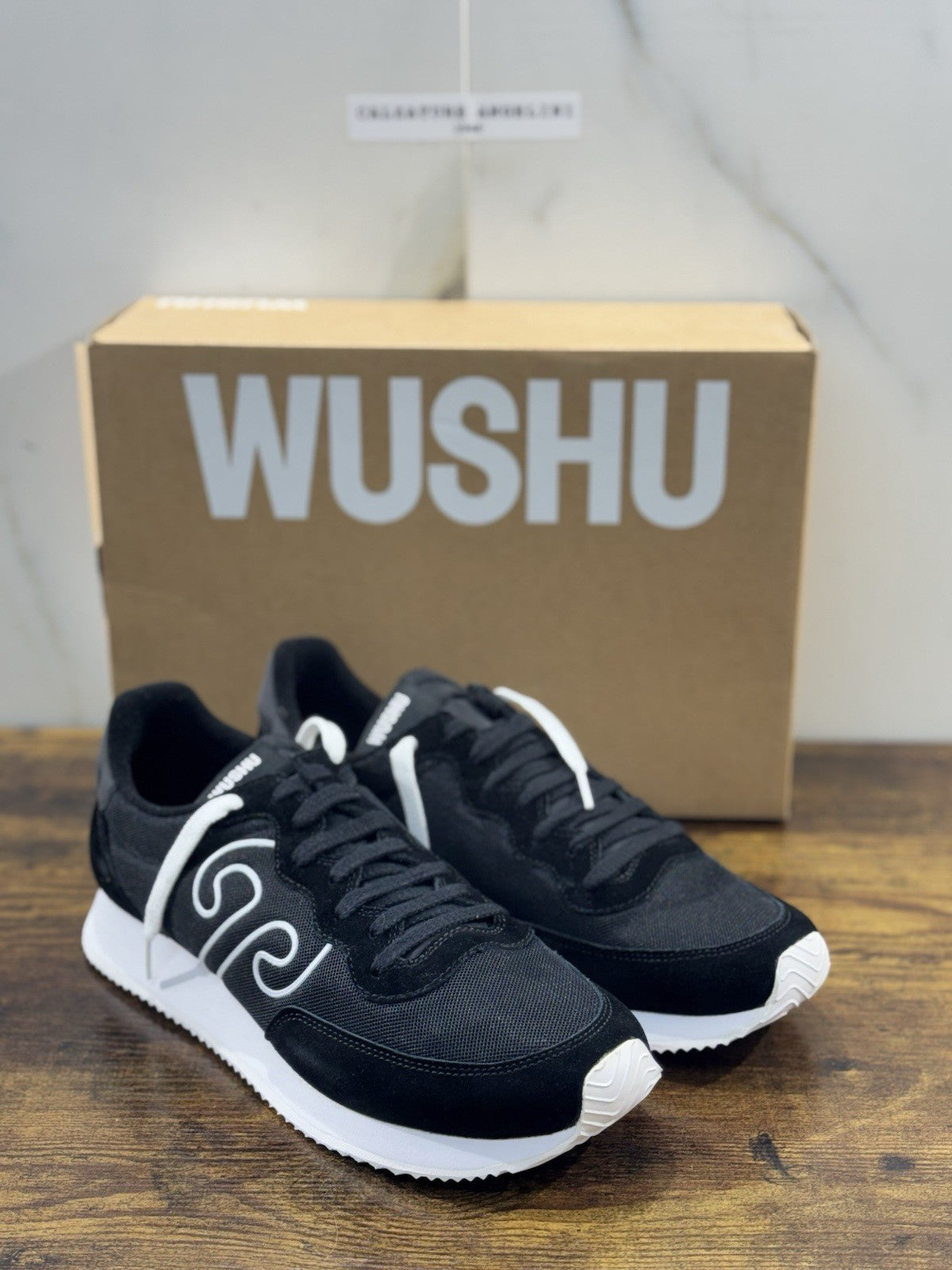Wushu Ruyi Sneaker Uomo Casual Tiantan Sport Extra Light Nera 43