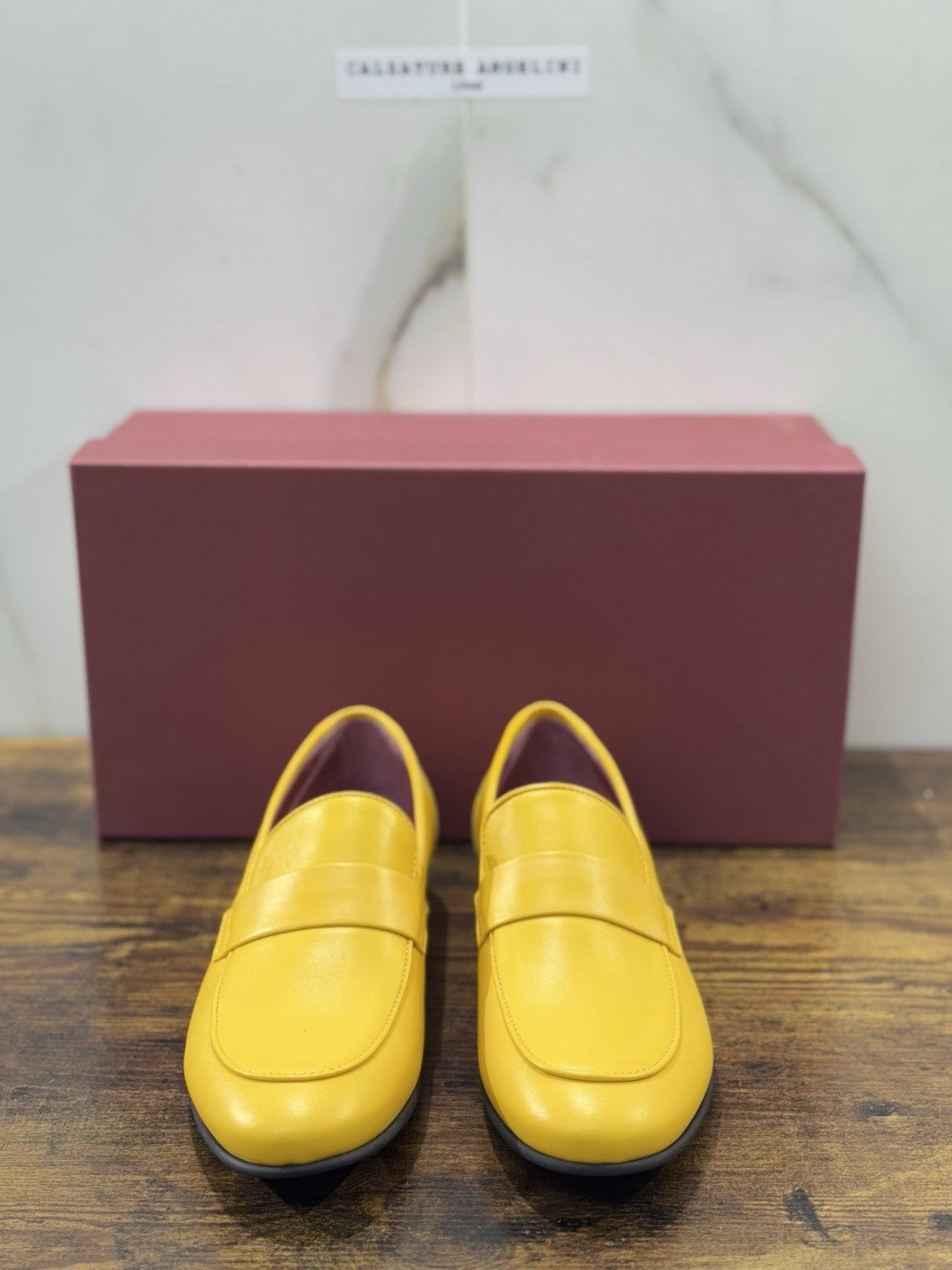 Seboy’s Mocassino  Pelle  Giallo Casual Donna 37