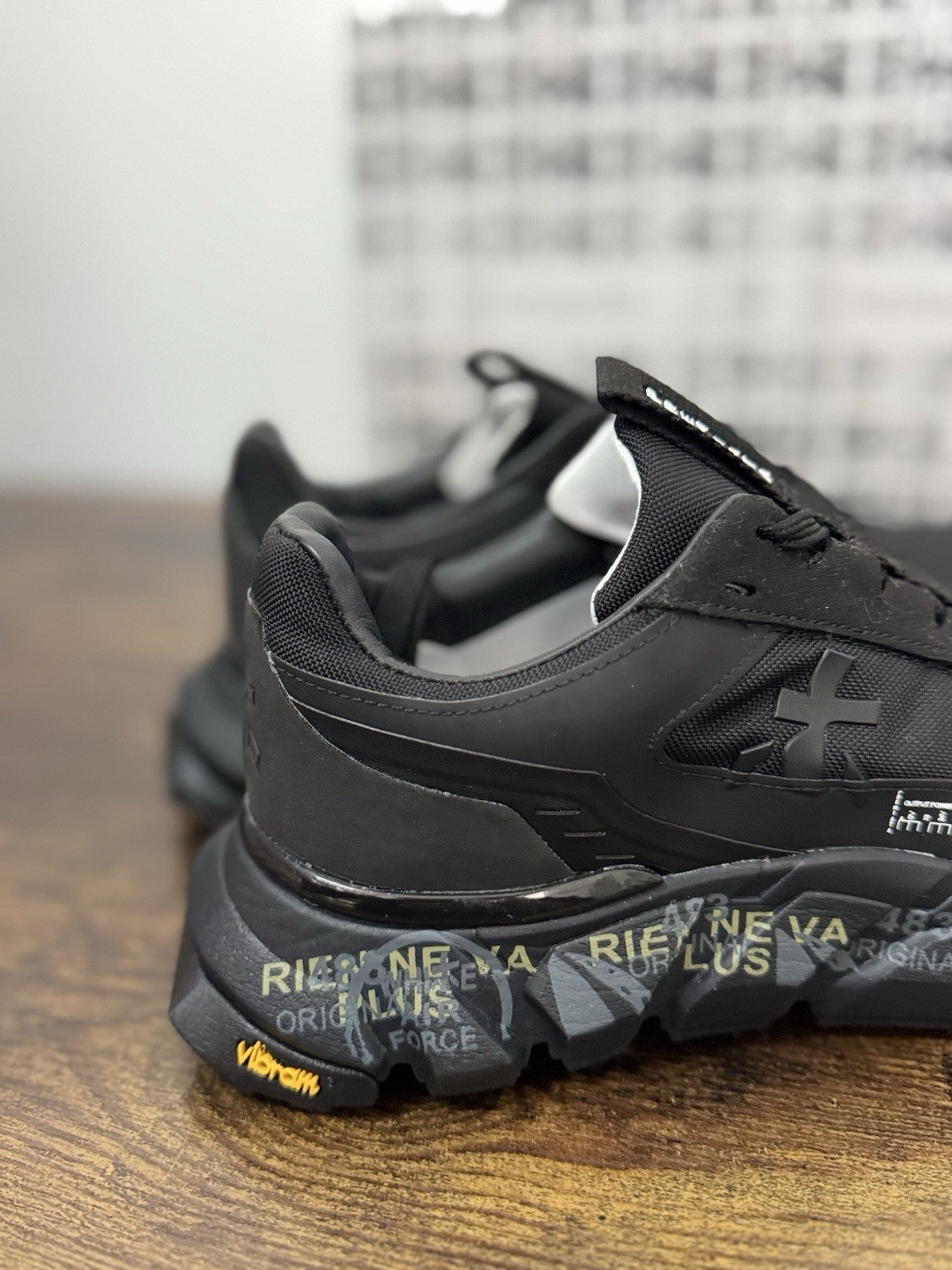 Premiata Devind  Sneaker Pelle Nero Fondo Vibram Casual Premiata Donna 38