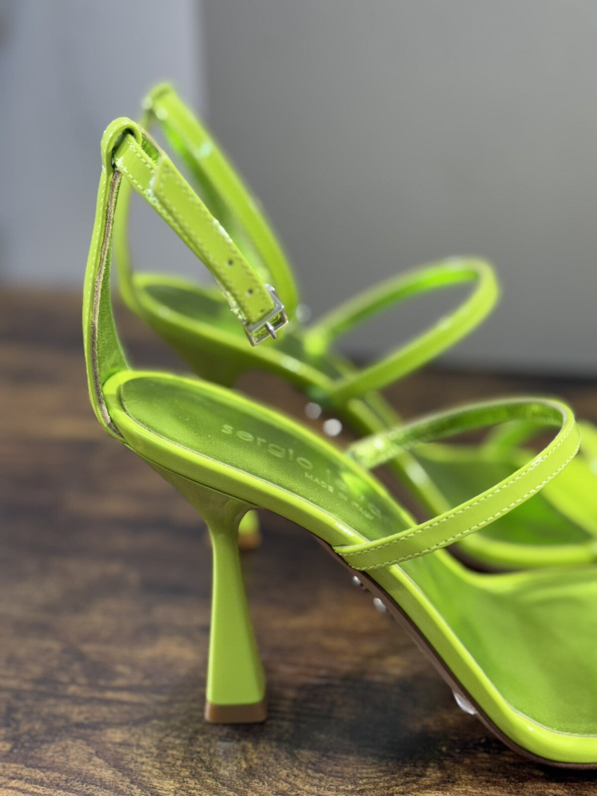 Sergio Levantesi Sandalo Donna Telen   Verde       Luxury Woman Sandal 37.5