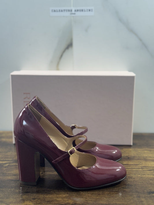 Relac  Décolleté  Mary Jane Pelle Barolo  Luxury Made In Italy Donna 37.5