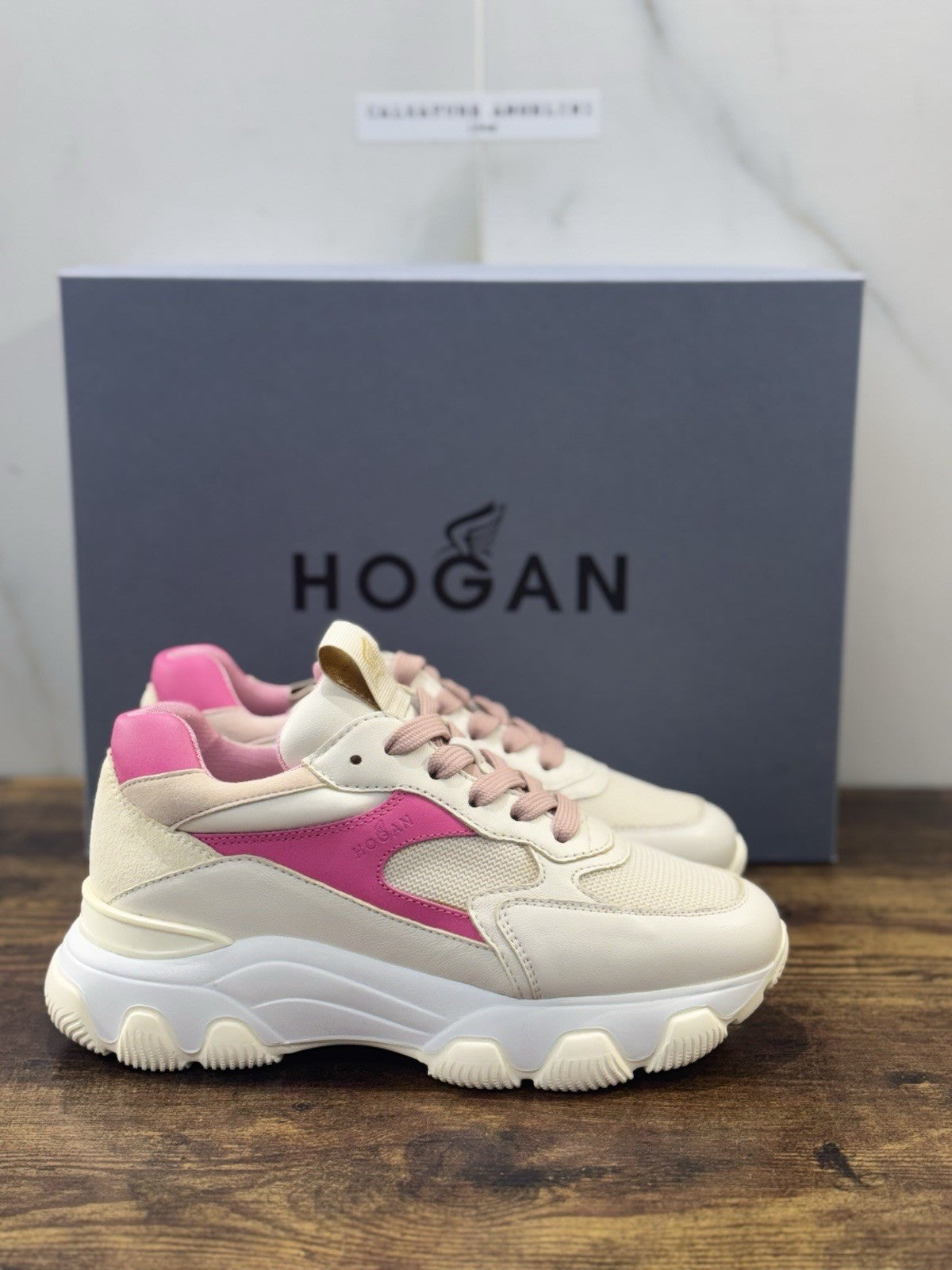 Hogan Hyper Active  Donna Sneaker Panna   Memory Foam Luxury Hogan Woman  36