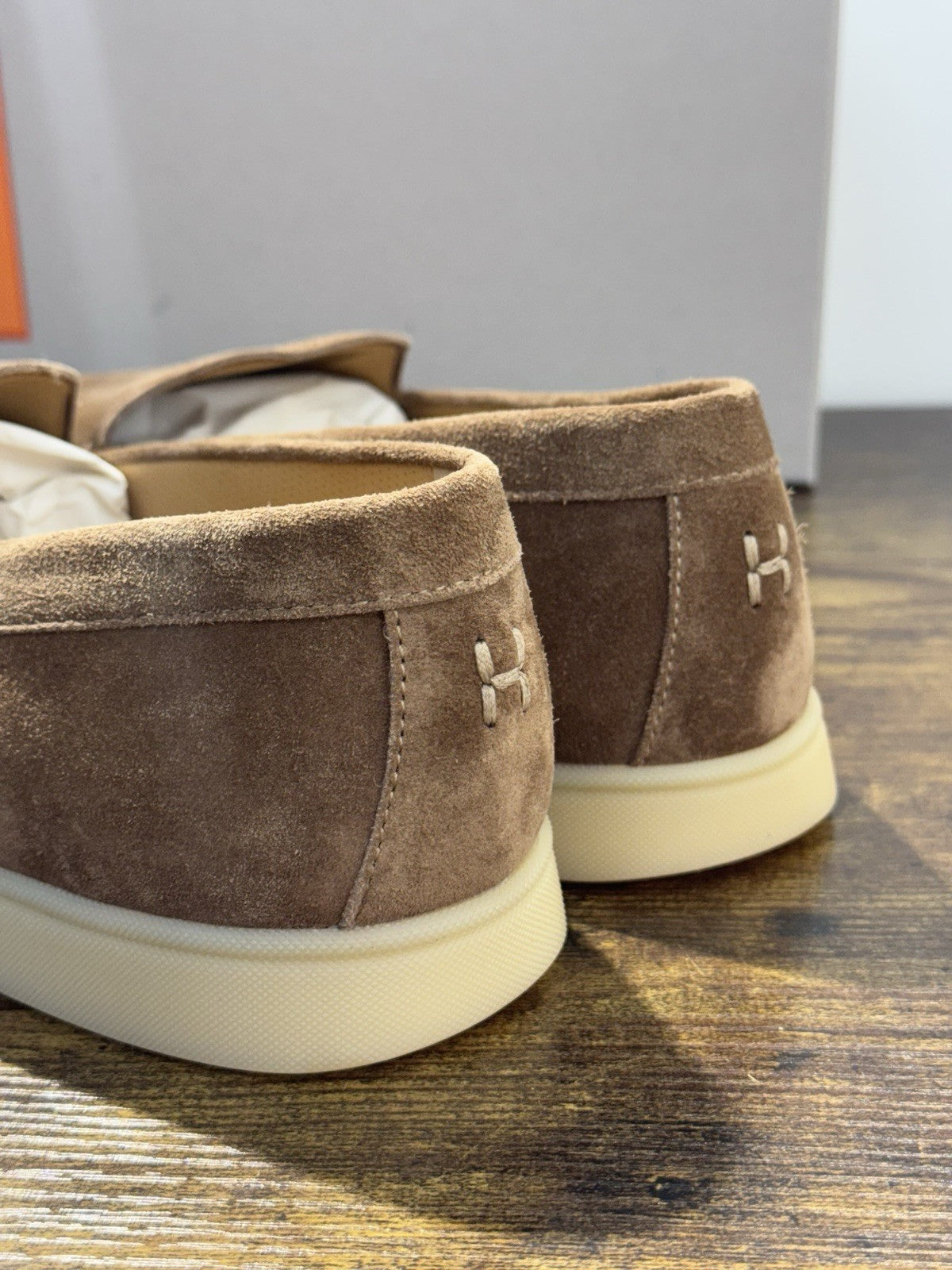 Henderson Baracco Mocassino Summer Walk  Pelle Suede Casual Uomo 45