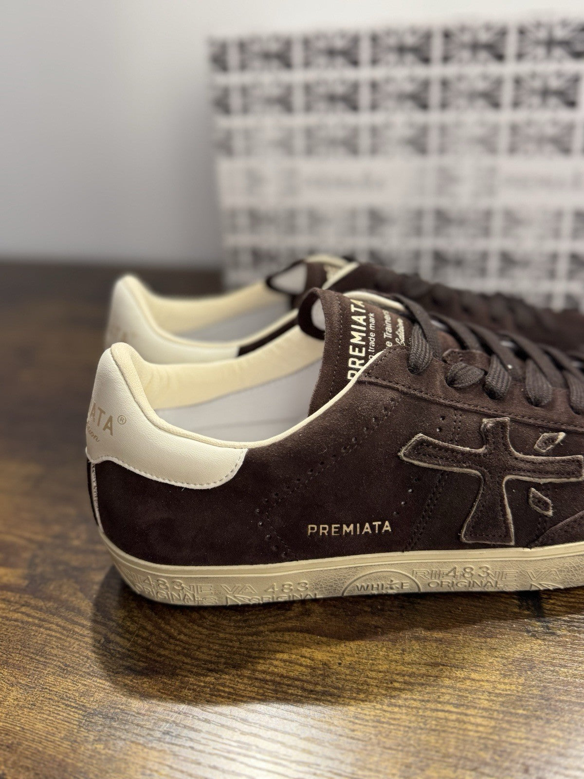Premiata Steven Sneaker Pelle Suede   Marrone  Casual Premiata Uomo 44
