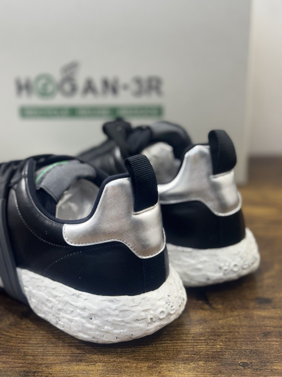 Hogan 3r Sneaker Pelle Nera Casual Hogan Donna 37.5