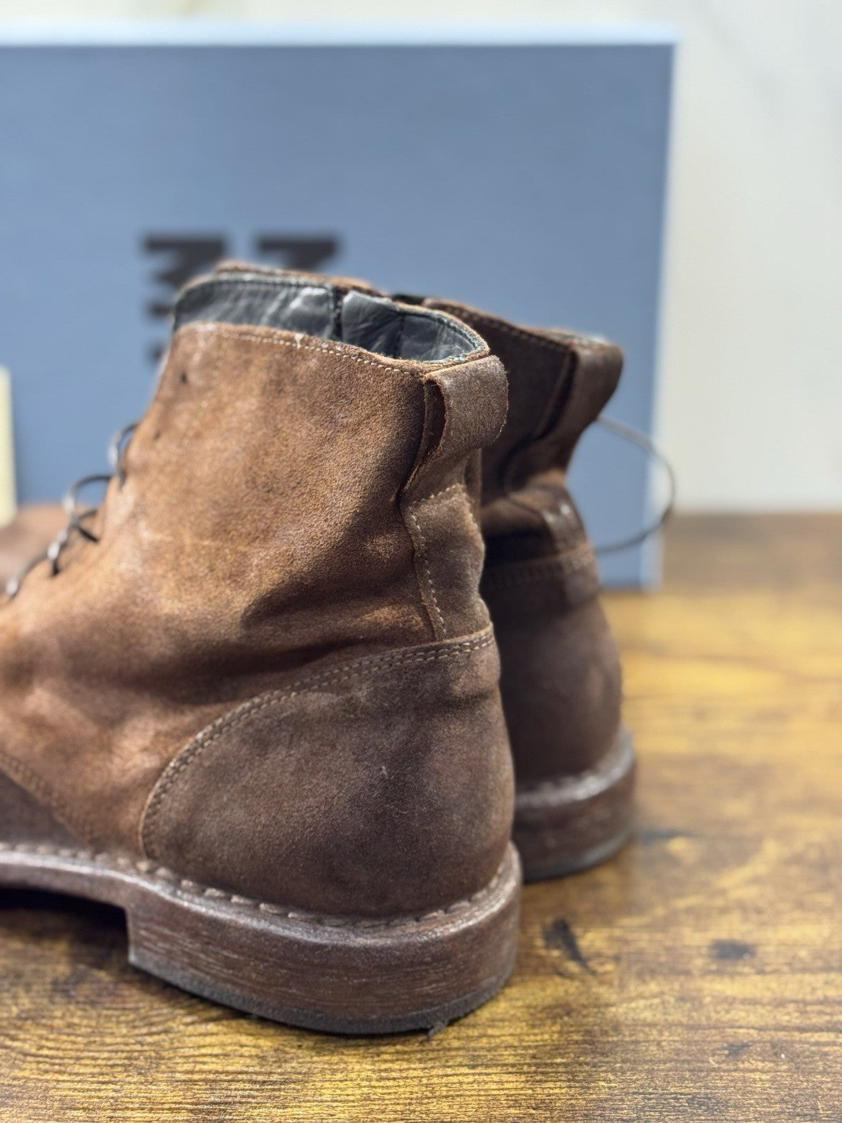 Moma Polacco Uomo Suede Testa Moro Casual Boot Men Moma 40