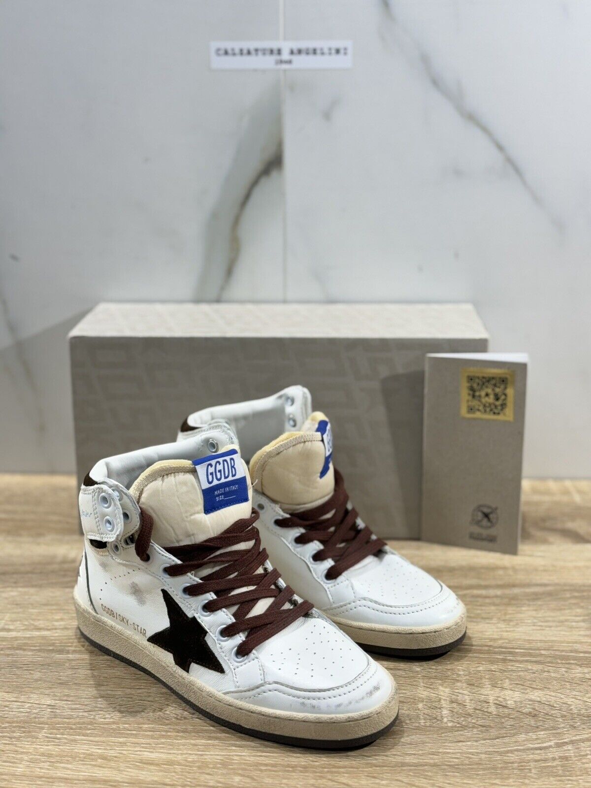 Golden Goose Sneaker Donna Sky Star   Pelle Luxury Woman Golden Goose 36