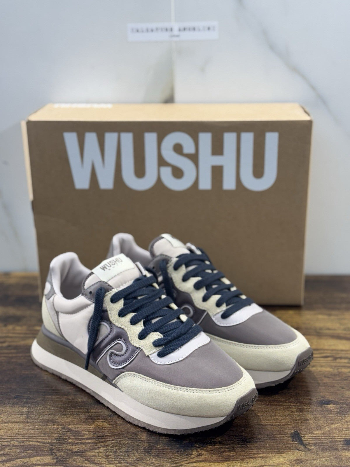 Wushu Ruyi Sneaker Uomo Casual Beige
