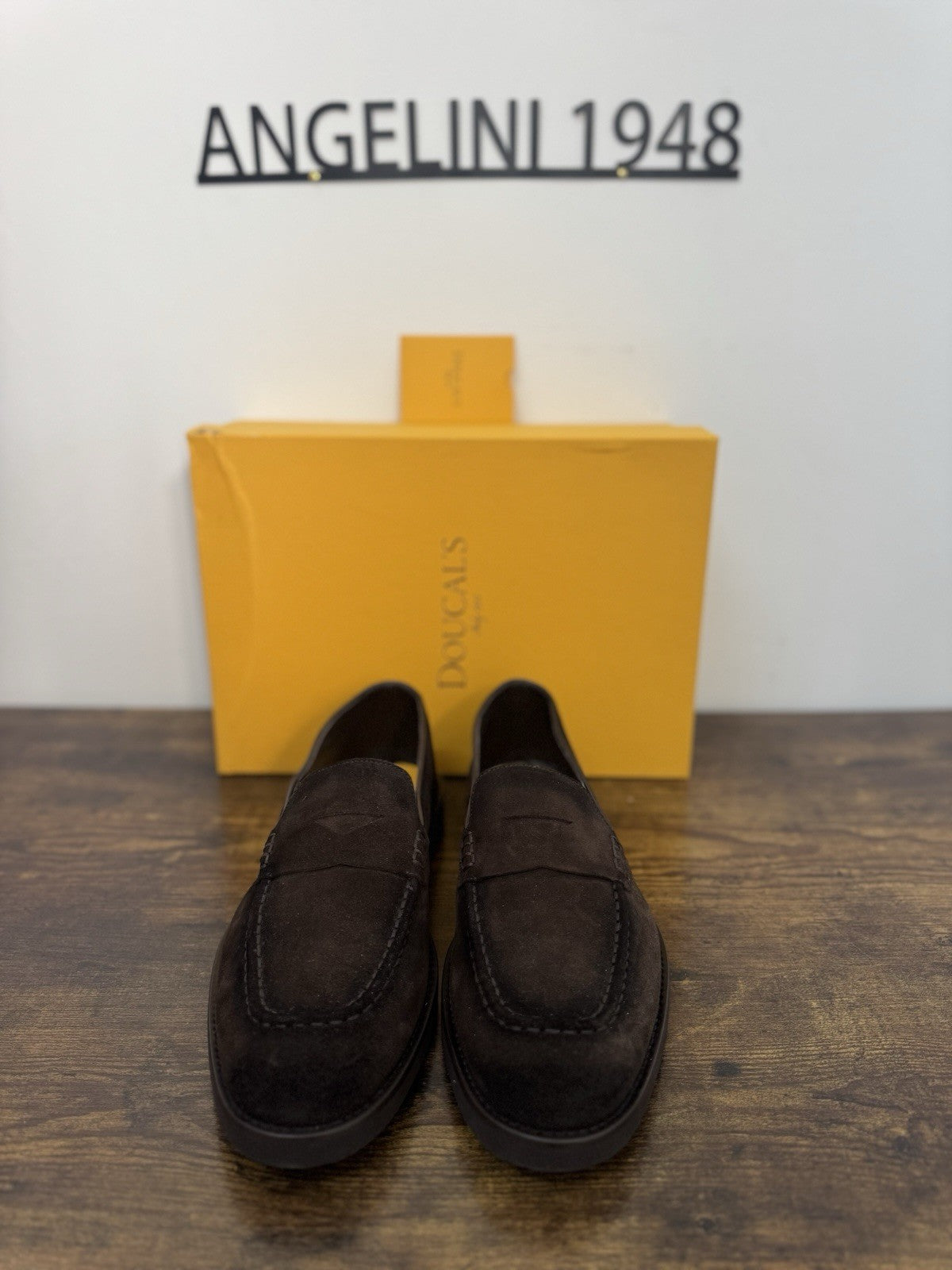Doucal’s Mocassino Pelle Suede T Moro Extra Light Casual Scarpa Doucal’s Uomo 44