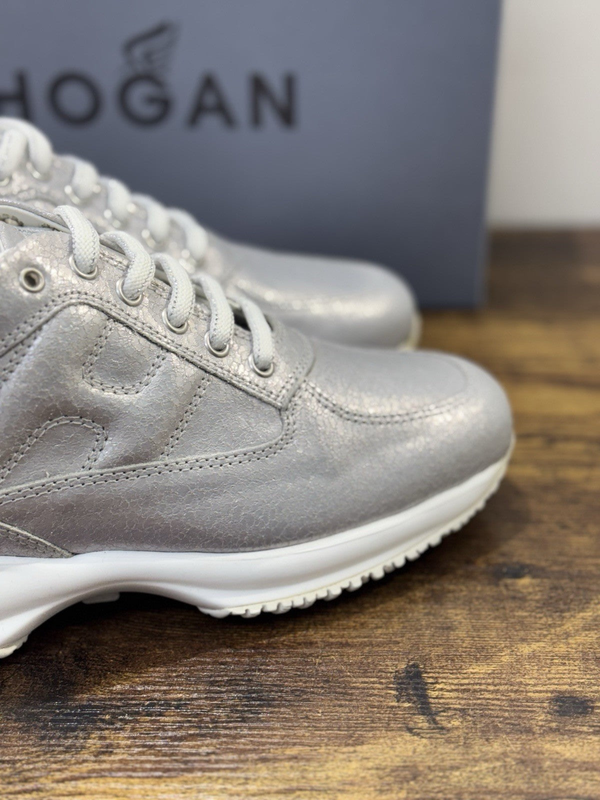 Hogan Interactive Pelle Argento   Casual Hogan Donna 35
