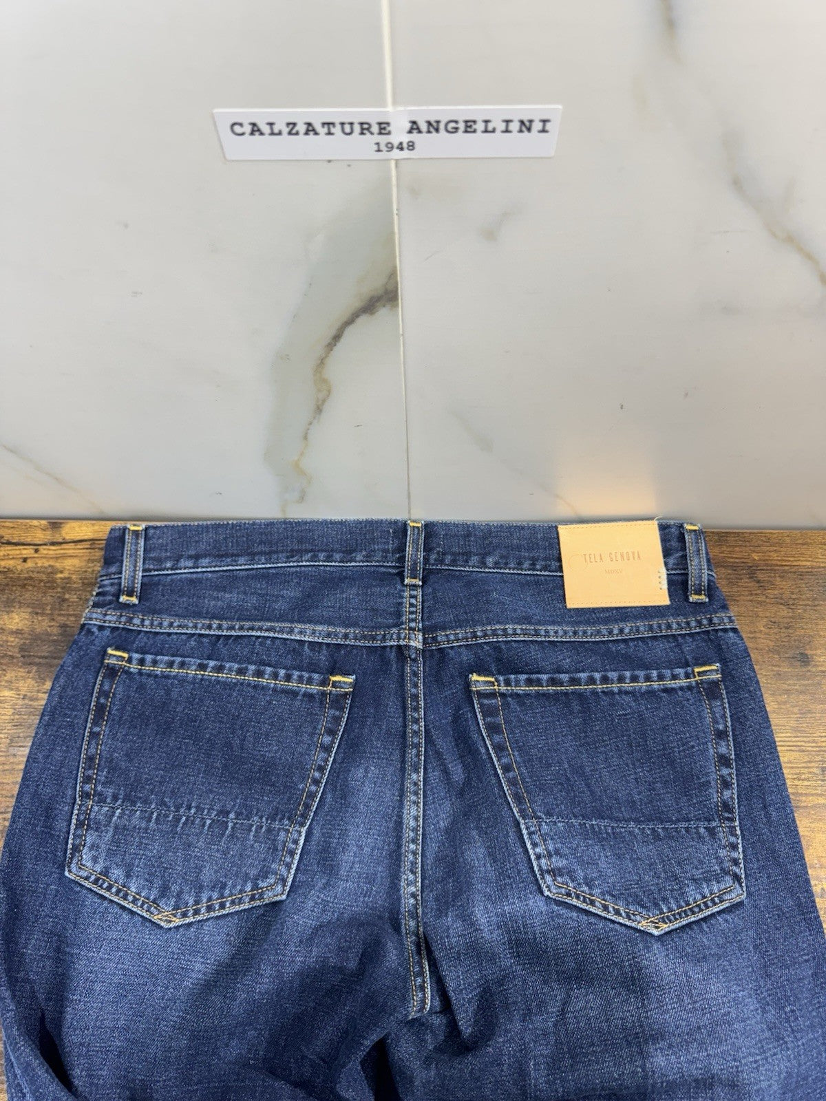 Tela Genova Jeans  5 Tasche Blu Uomo 33