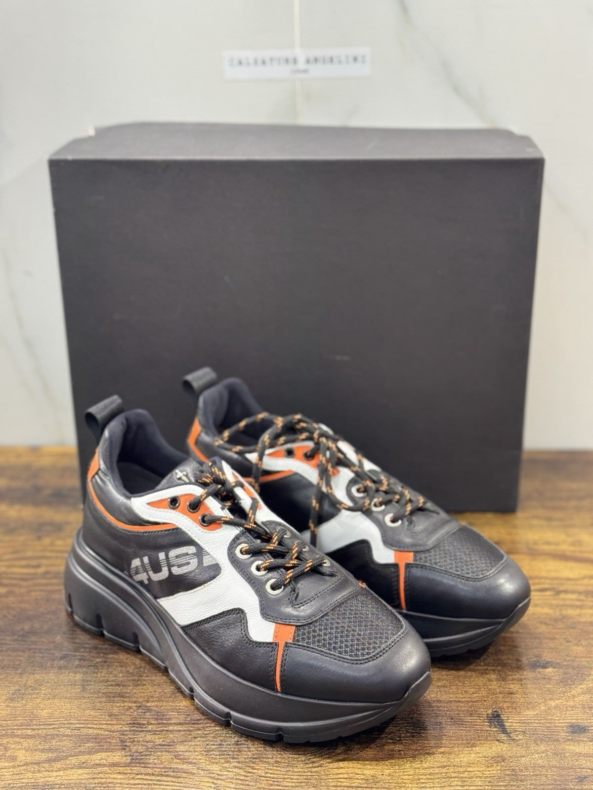 Paciotti 4US Sneaker Pelle Nera   Casual Uomo 39