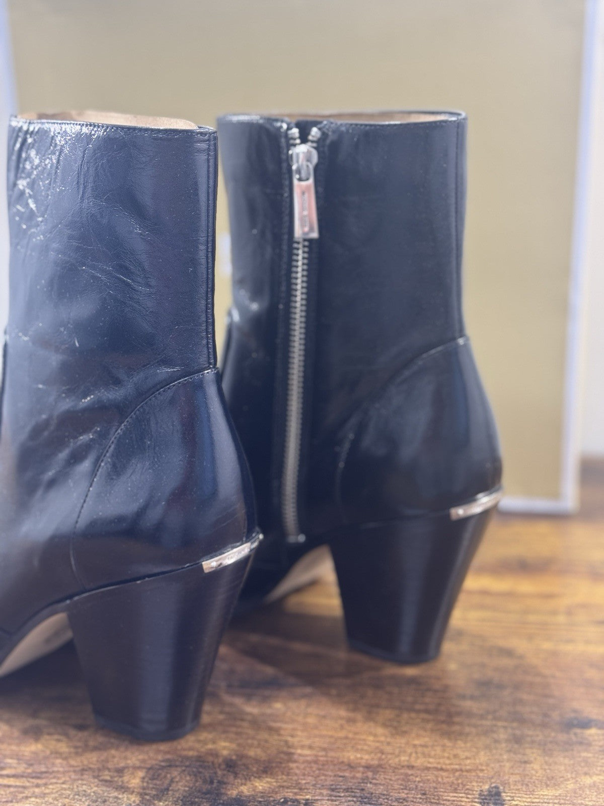 Michael Kors Texano Dover Donna Pelle Nero Casual Texano Donna 38.5