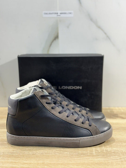 Crime London Sneaker Uomo High Top Essential          Pelle  Casual Men Shoes 45