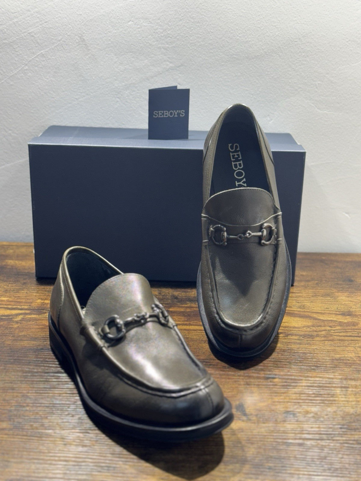 Seboy’s Mocassino Pelle Oliva   Extra Light Made In Italy Uomo 41.5