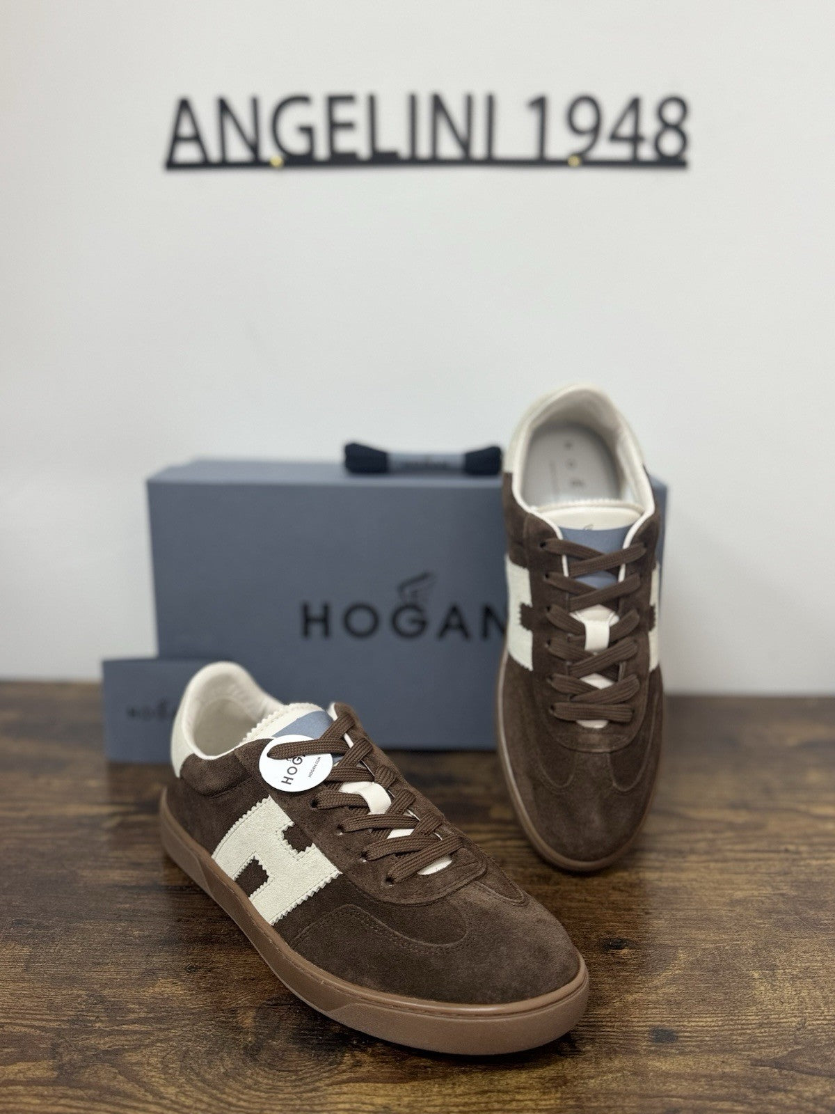 Hogan Cool Sneaker Suede Brown  Casual Hogan Scarpa Uomo 41