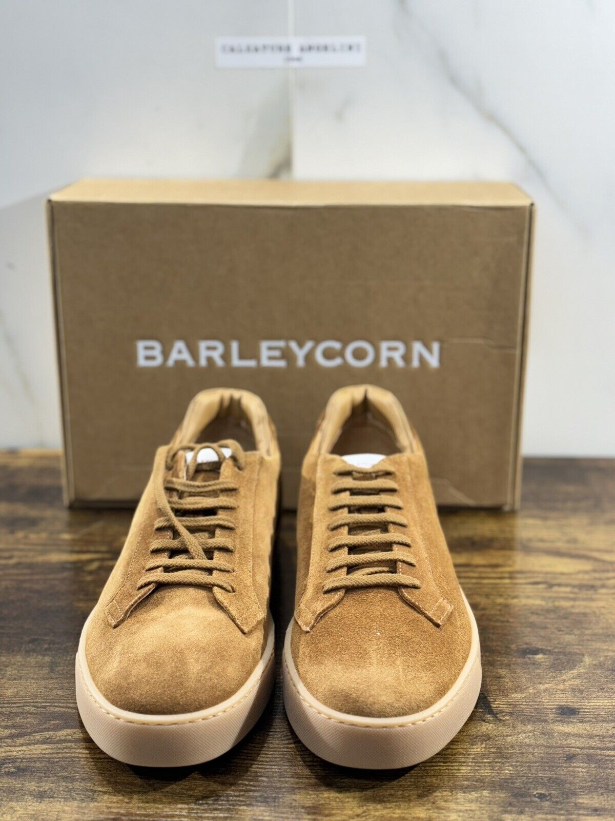 Barleycorn Sneaker Uomo Lord In Suede Brown  Casual Men Shoes 46