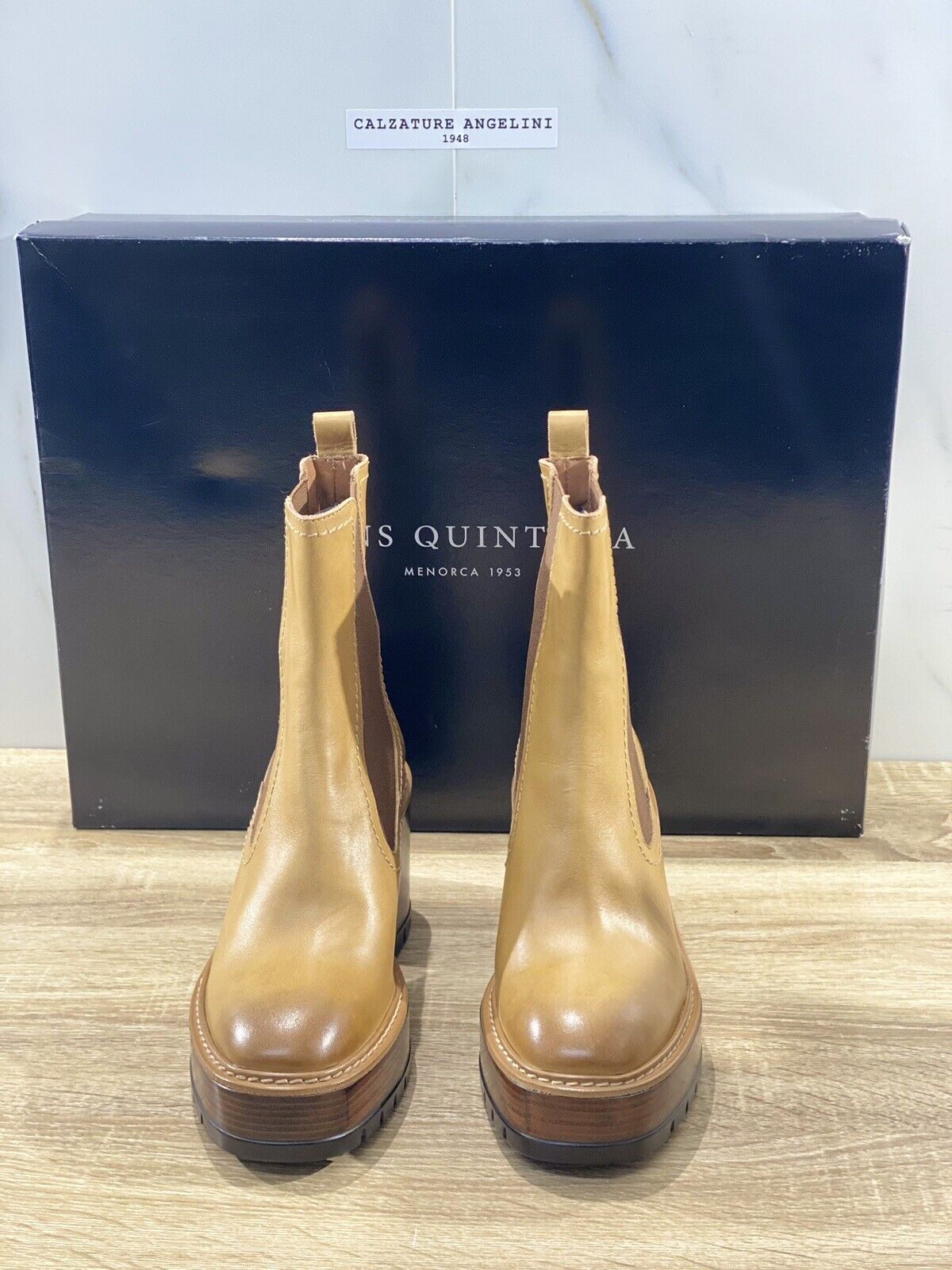 Pons Quintana Chelsea Boot Donna pelle Cuoio zeppa luxury boot pons quintana 39