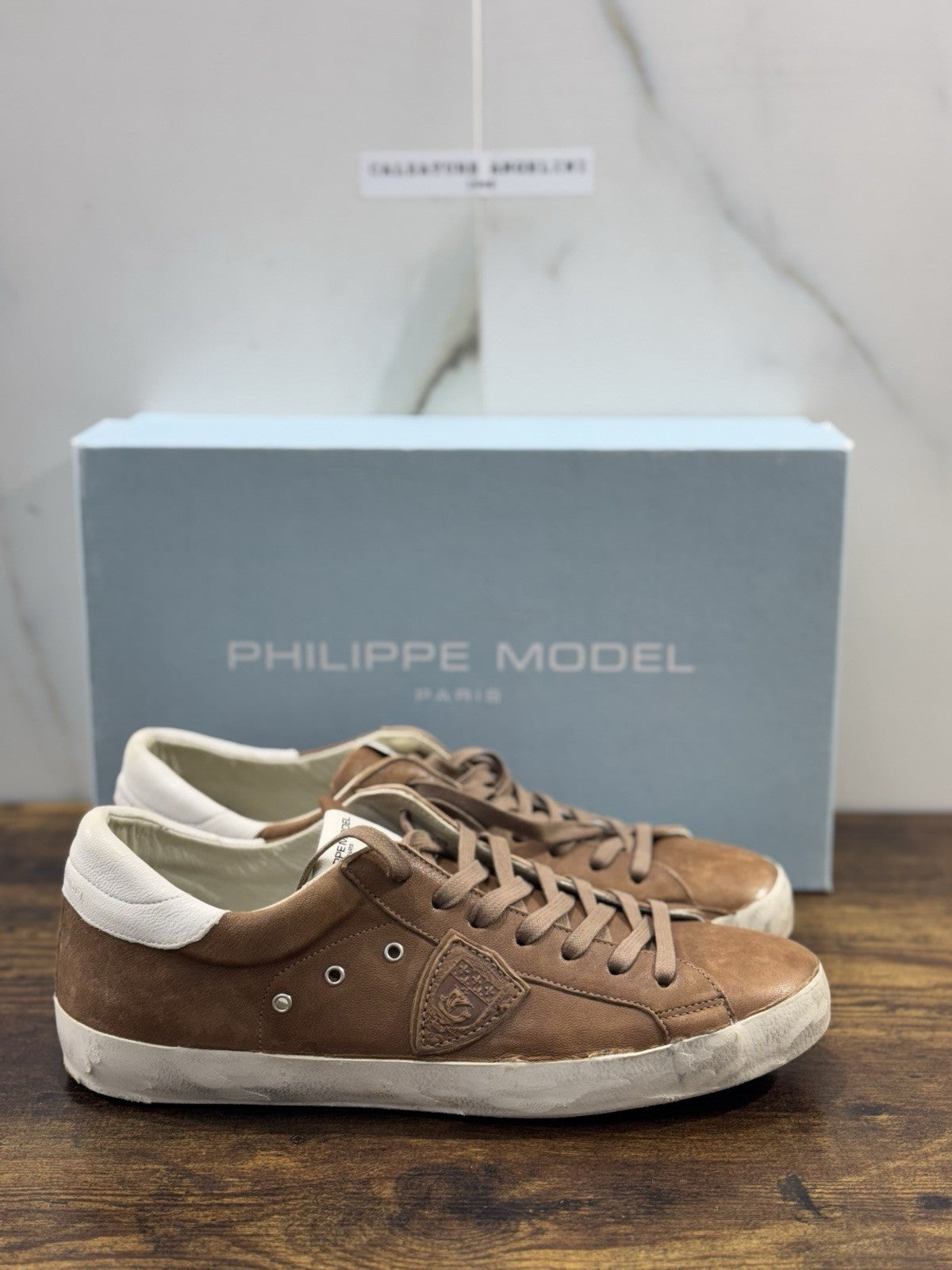 Philippe Model  Paris L u Pelle Cognac  Casual Uomo 43