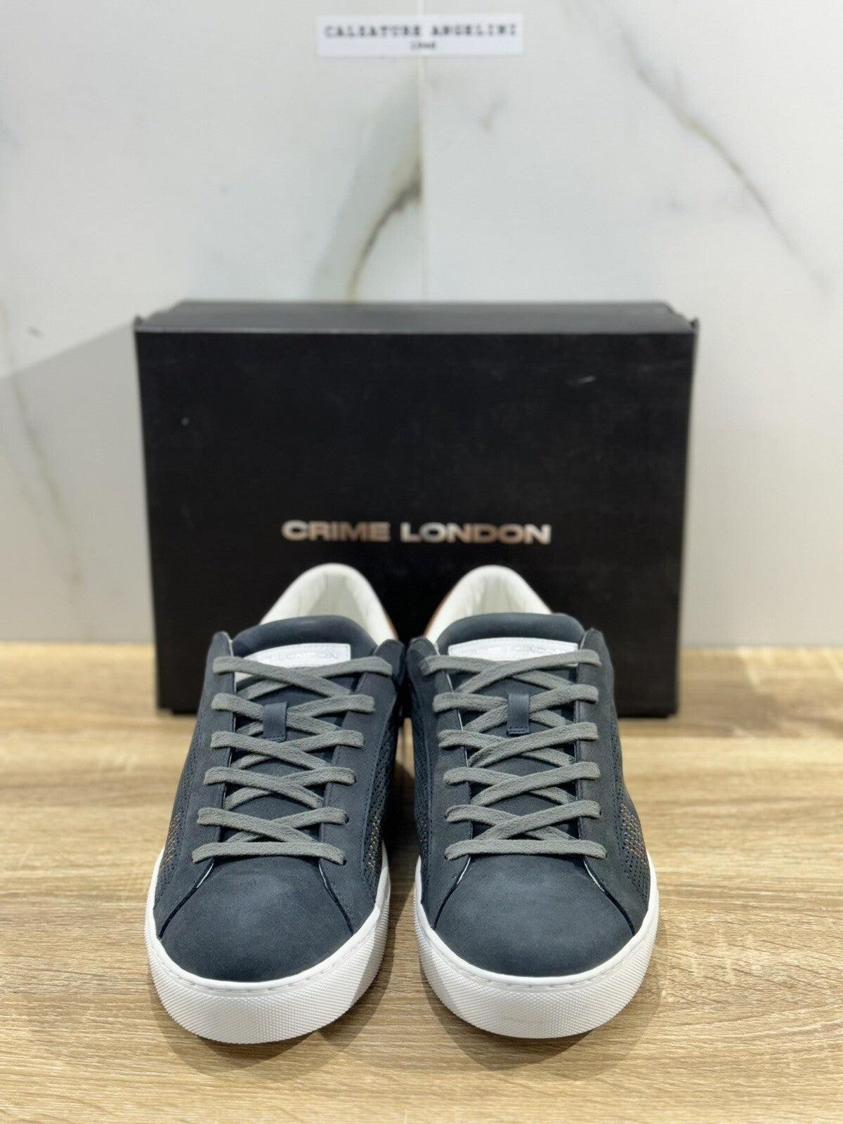 Crime London Sneaker Uomo Low Top Essential      Pelle  Casual Men Shoes 42